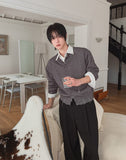Flat Damage Knit Cardigan