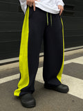 Side Color Matching Brushed Pants