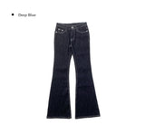 Harden Raw Back Pocket Stitch Bootcut Denim Pants