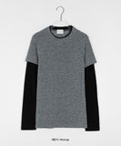 Jellu Layered Span Long Sleeve Tee