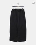 Laru Patch Wide String Brushed Training Pants