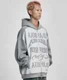 [PBA] Total Logo Applique Zip-Up Hoodie