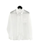 Lucy Tie See-Through Blouse