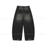 Pave Vintage Damage Balloon Denim Pants