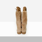 Furmin Suede Fur Heart String Boots