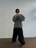 Mohair Heavy Stripe Knit