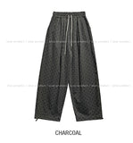 Meni Dot Pintuck Balloon Wide Pants