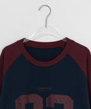 [BAONHAUS] Kill Motor Color Matching Lettering Over Sweatshirt