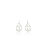 Champagne Moon Dew Drop Silver Fishing Earrings