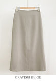 Soelin Basic Cutout Long Skirt