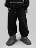 Kiu Brushed Tiered Jogger Pants