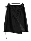 Ash Layered Wrap Skirt