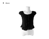 Hold Eyelet Frill Blouse
