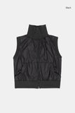 City leisure high-neck zip-up vest