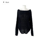 Ez Alpaca Boat Neck Cable Knit