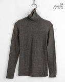 [Wool10] Tess Wool Warm Up Basic Inner Slim Turtleneck Long Sleeve T-Shirt