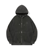 [2-WAY] Chima Sleeve Pigment Hood Zip-up