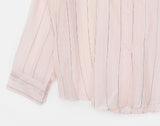 Netin Overfit See-Through Stripe Shirt