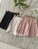 Wayling Pleated Banding Skirt Pants
