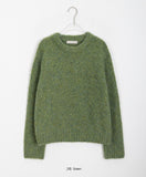 Migend Hairy Wool Crop Knit