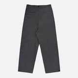 Low Adjust Cotton Two Tuck Slacks