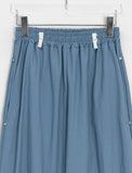 [BAONHAUS] Genbibeu Nylon Belted Wide-leg Pants