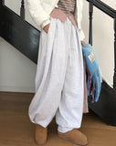 Pebble Heavy Pintuck Balloon Sweatpants