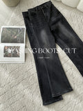 Andanti Brushed Washed Bootcut Denim Pants Basic