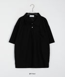 [unisex] Tahyu Pocket Collar Over Short Sleeve Tee