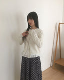 Sharon Wave Knit Cardigan