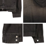 Decan Over Washing Denim Hooded Jacket