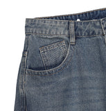 Luffy cut bermuda denim pants