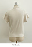 Balit Tie Drape Short Sleeve T-Blouse