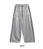 Solid track line two way training pants