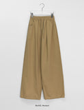 Banding Pin-Tuck Wide Pants