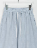 [BAONHAUS] Rebaca Stripe Banding Wide Pants