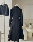 Riffel Cape Flare Long Coat
