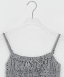 Gentil Frill Dot Layered Sleeveless Cardigan Set