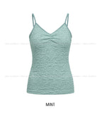 Bubble Lace Shirred Sleeveless