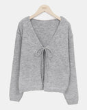 Peron Layered Knit Bolero Cardigan Sleeveless Set