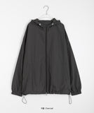 Kazub Nylon Two-Way String Over Hood Wind Jumper