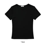PLAIN SLIM HALF T
