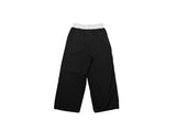 Se-eun Color Matching Nylon Wide Pants