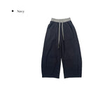 Elma Color Matching Brushed Wide Training Pants