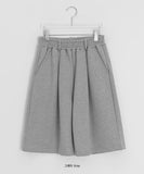 Swinn Pintuck Belt Banding Bermuda Pants