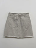Fringe Denim Mini Skirt
