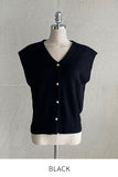 Billion V-neck Button Knit Cardigan Vest