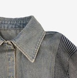 Hoppen Layered Denim Shirt