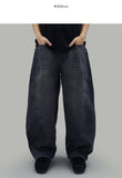 Low curve cargo denim jeans