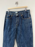 Crack Washed Denim